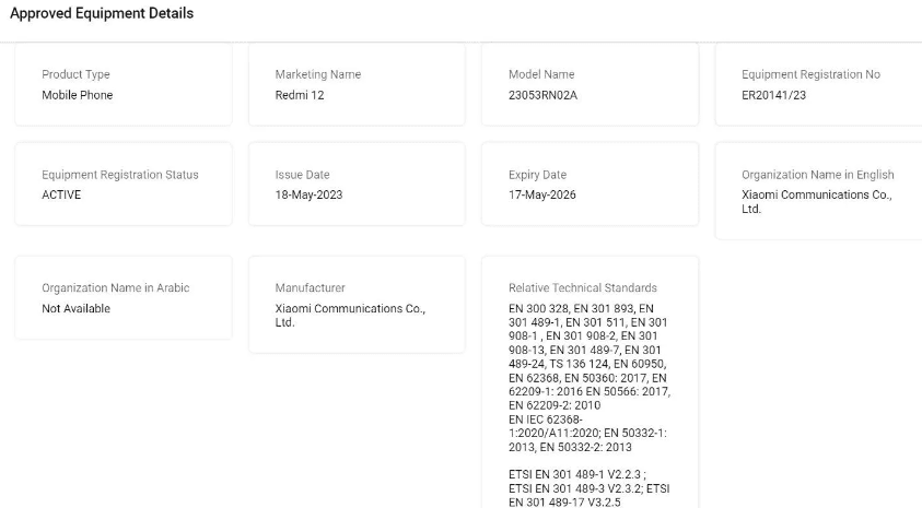 image 281 Redmi 12 Spotted on Certification Websites, Signaling Imminent Arrival