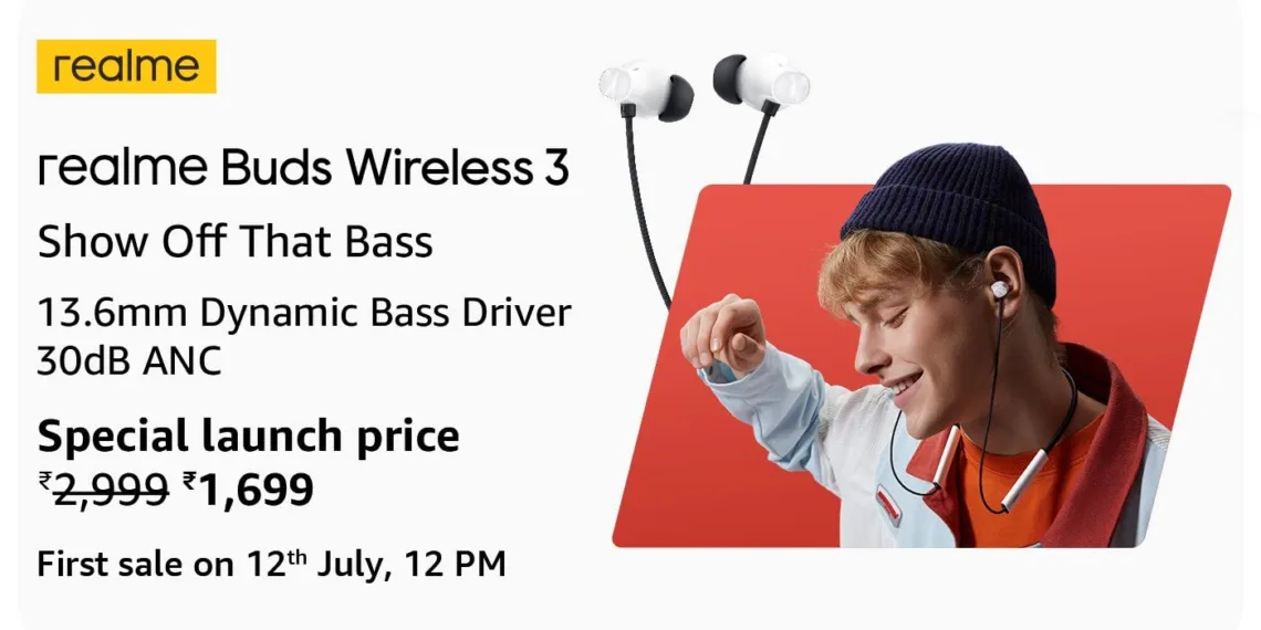 realme Buds Wireless 3 launched in India for only ₹1,699