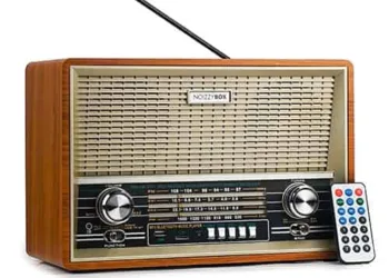 Timeless Design and Immersive Sound: Unleash Nostalgia with the NB NOIZZYBOX Retro XXL 4 Band Radio Wireless Bluetooth Speaker