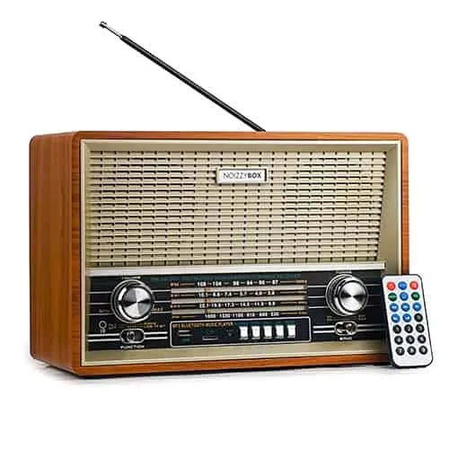 Timeless Design and Immersive Sound: Unleash Nostalgia with the NB NOIZZYBOX Retro XXL 4 Band Radio Wireless Bluetooth Speaker