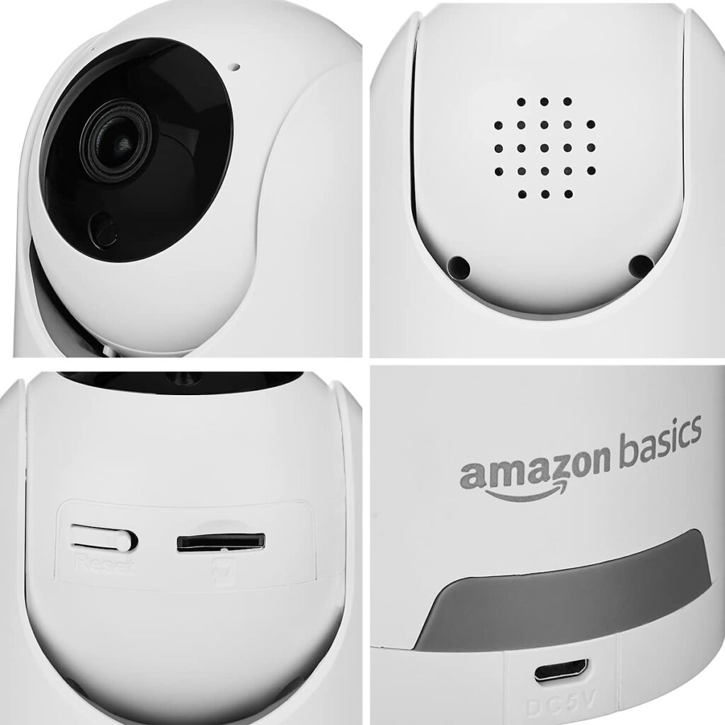 51d0qc OihL. SL1200 360-Degree Protection: AmazonBasics Smart Security Camera - Your Ultimate Home Guardian Deal of the Day