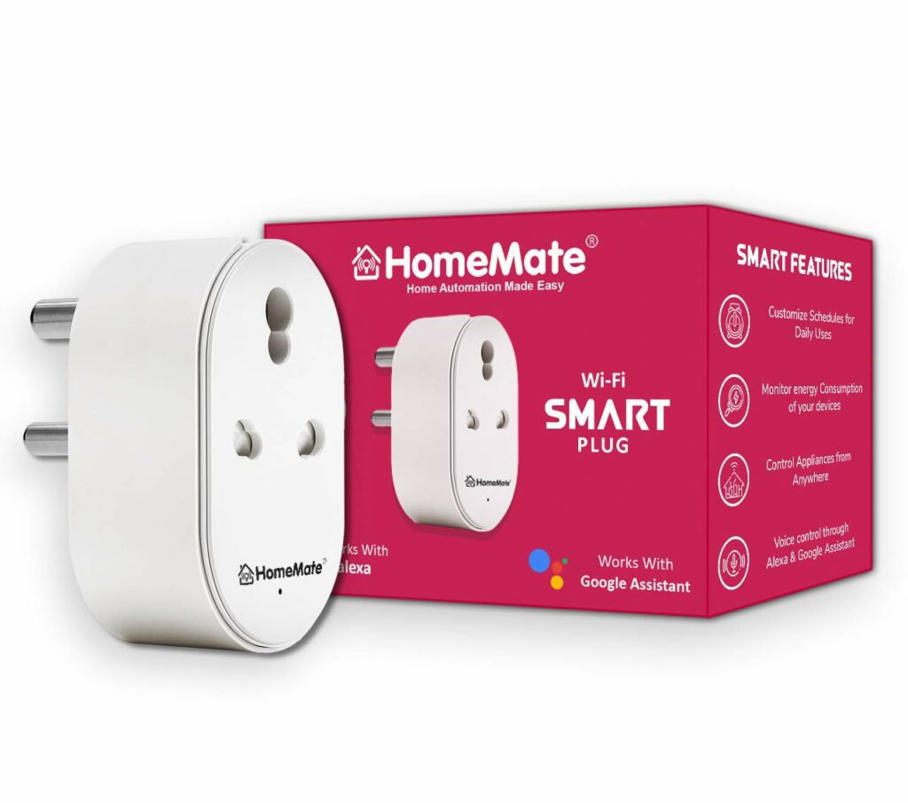 61aI5vgNPQL. SL1286 HomeMate WiFi Smart Plug Socket - Control Your Home Appliances with Ease