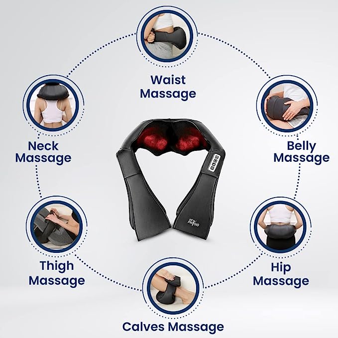 61fksPRP8oL. SX679 Dr. Trust Physio (USA) Electric Heat Shiatsu Machine Body Massagers - Soothe Your Pain Away