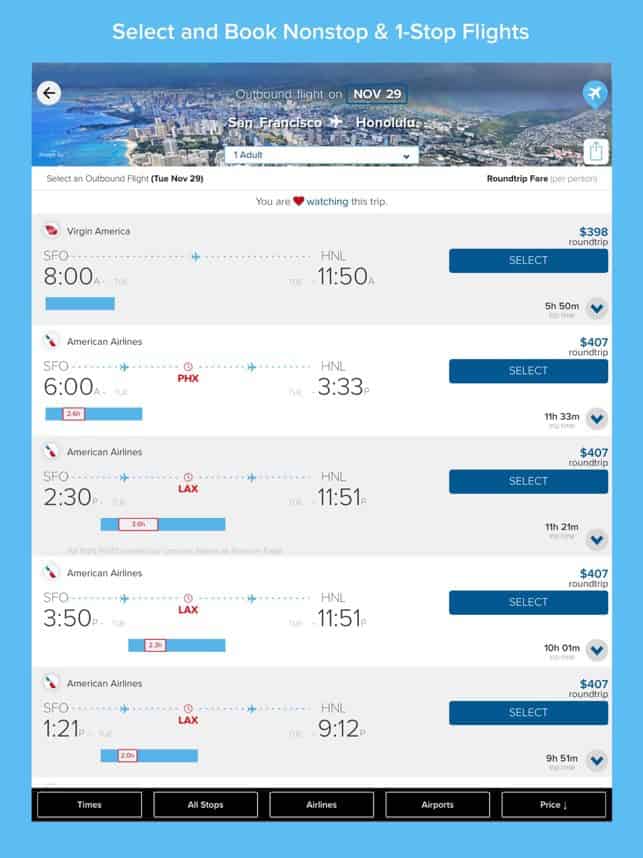 Best apps to book flights