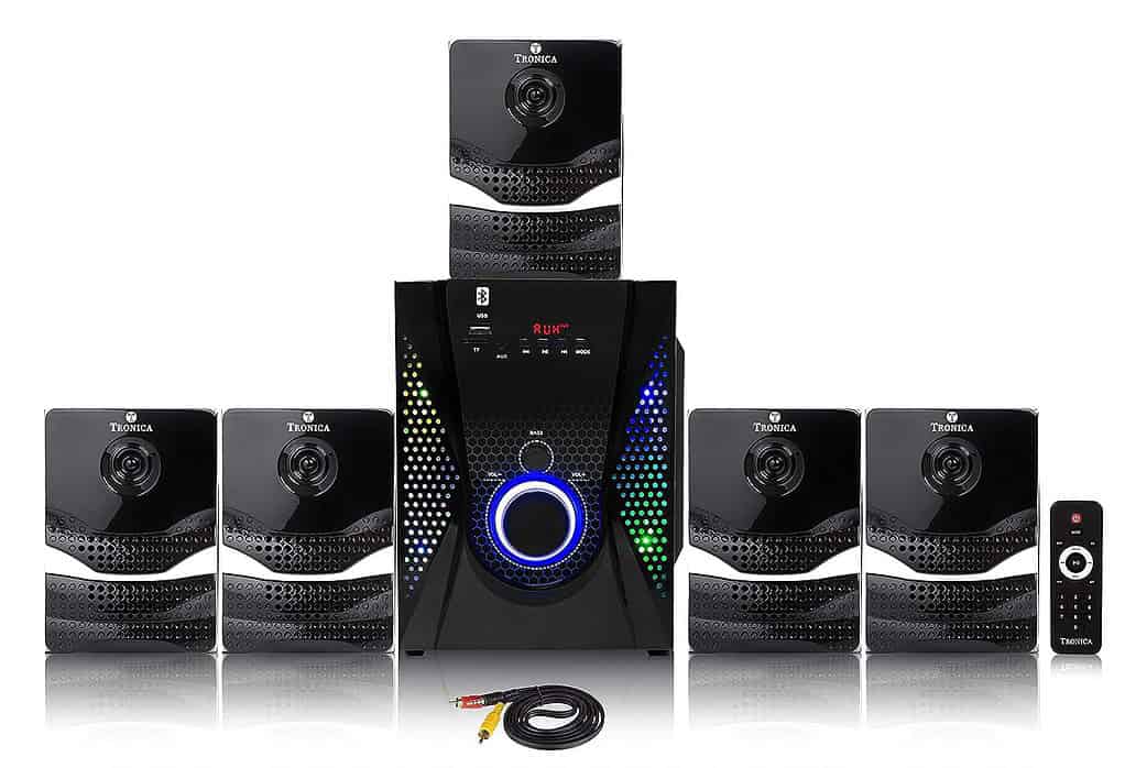 81eRi BKHTL. SL1500 TRONICA Series 7.1 Channel Home Theatre System: The Ultimate Audio Experience with Bluetooth and Inputs