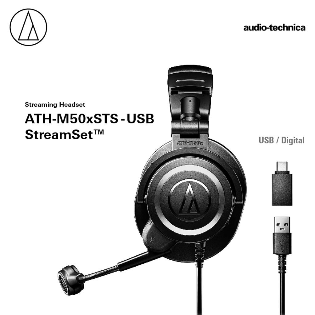 ATH M50XSTS USB Audio-Technica Introduces Revolutionary Streaming Headsets in India