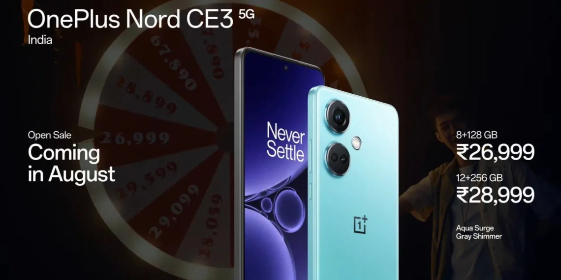 The new OnePlus Nord CE 3 with Snapdragon 782G starts at ₹26,999