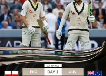 Ashes 2023 5th Test Day 1. Image Creditsb : source via twitter
