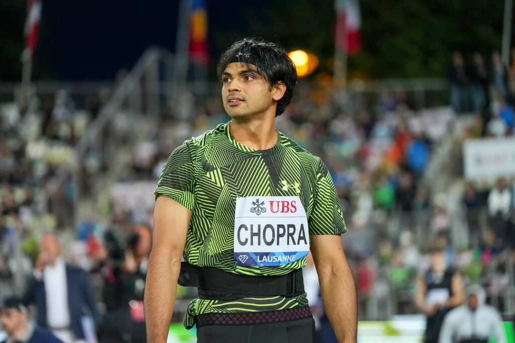 Fz785qZaEAA1nW6 Neeraj Chopra Triumphs at Lausanne Diamond League with Record-Breaking 87.66m Throw