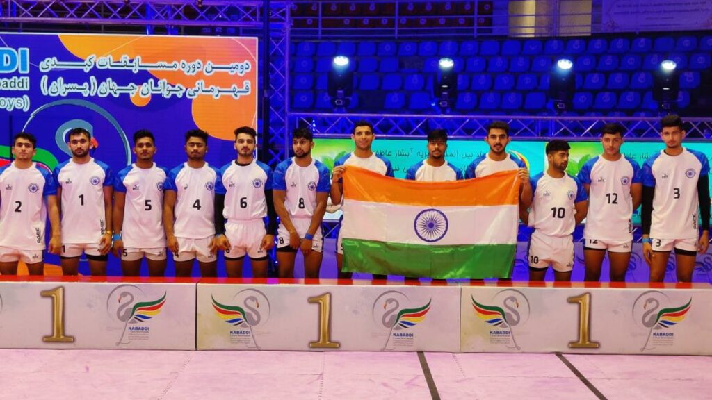 India Junior Kabaddi Team via Sportstar The Hindu India's Thrilling Victory: Eighth Consecutive Asian Kabaddi Championship Title in 2023