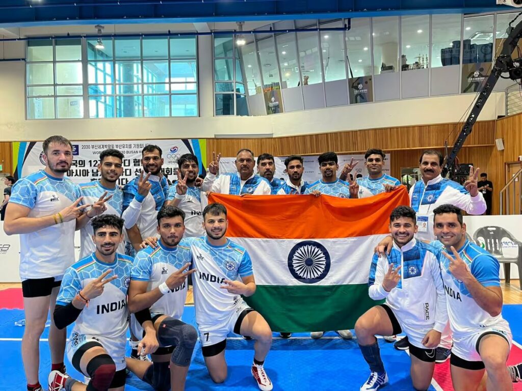 Indiam Kabaddi Team via News18 India's Thrilling Victory: Eighth Consecutive Asian Kabaddi Championship Title in 2023
