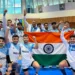Indian Kabaddi Team clicking a team picture after winning the Asian Kabaddi Championship 2023