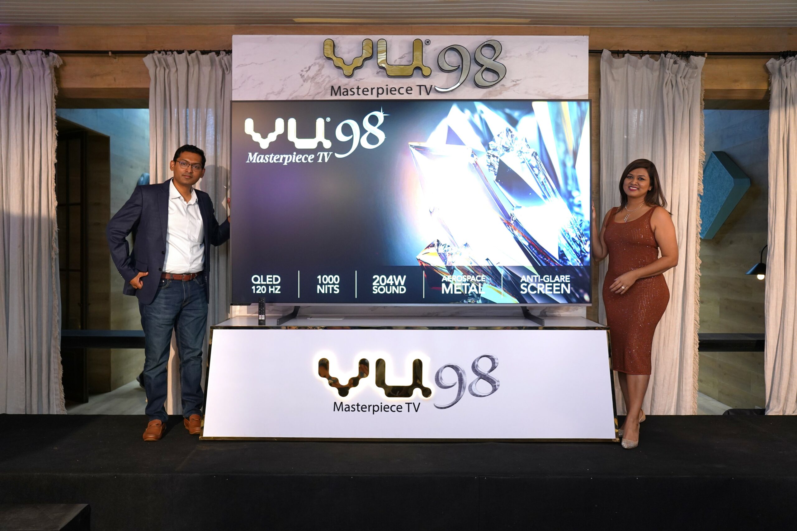 Vu launches massive 98-inch Masterpiece TV in India