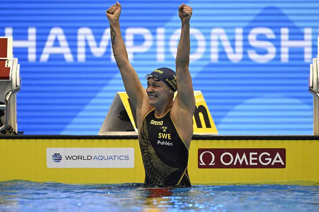 Sarah Sjoestroem via World Aquatics Official Twitter Katie Ledecky Equals One of Michael Phelps' Remarkable Records in her Achievements