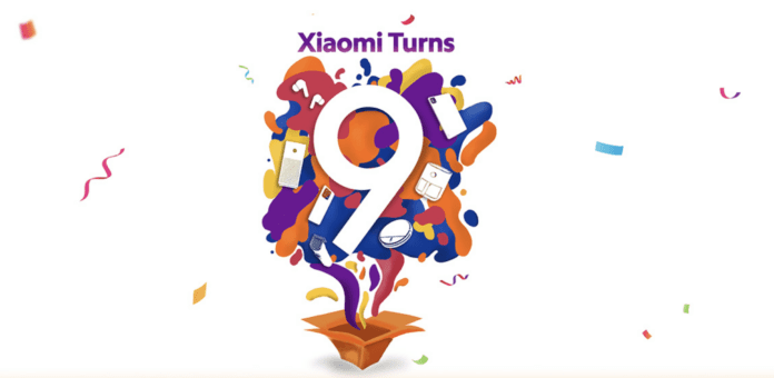 Xiaomi turns 9 Xiaomi turns 9