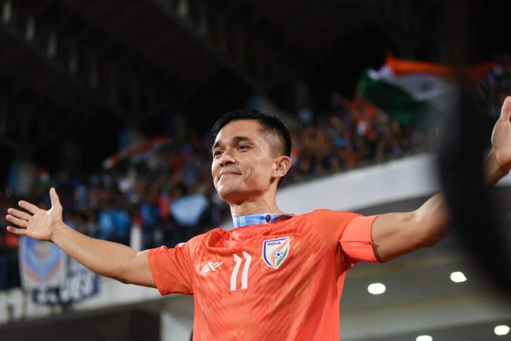 Sunil Chhetri via Official Twitter 2 Sunil Chhetri: The Legend of Indian Football - Records and Milestones