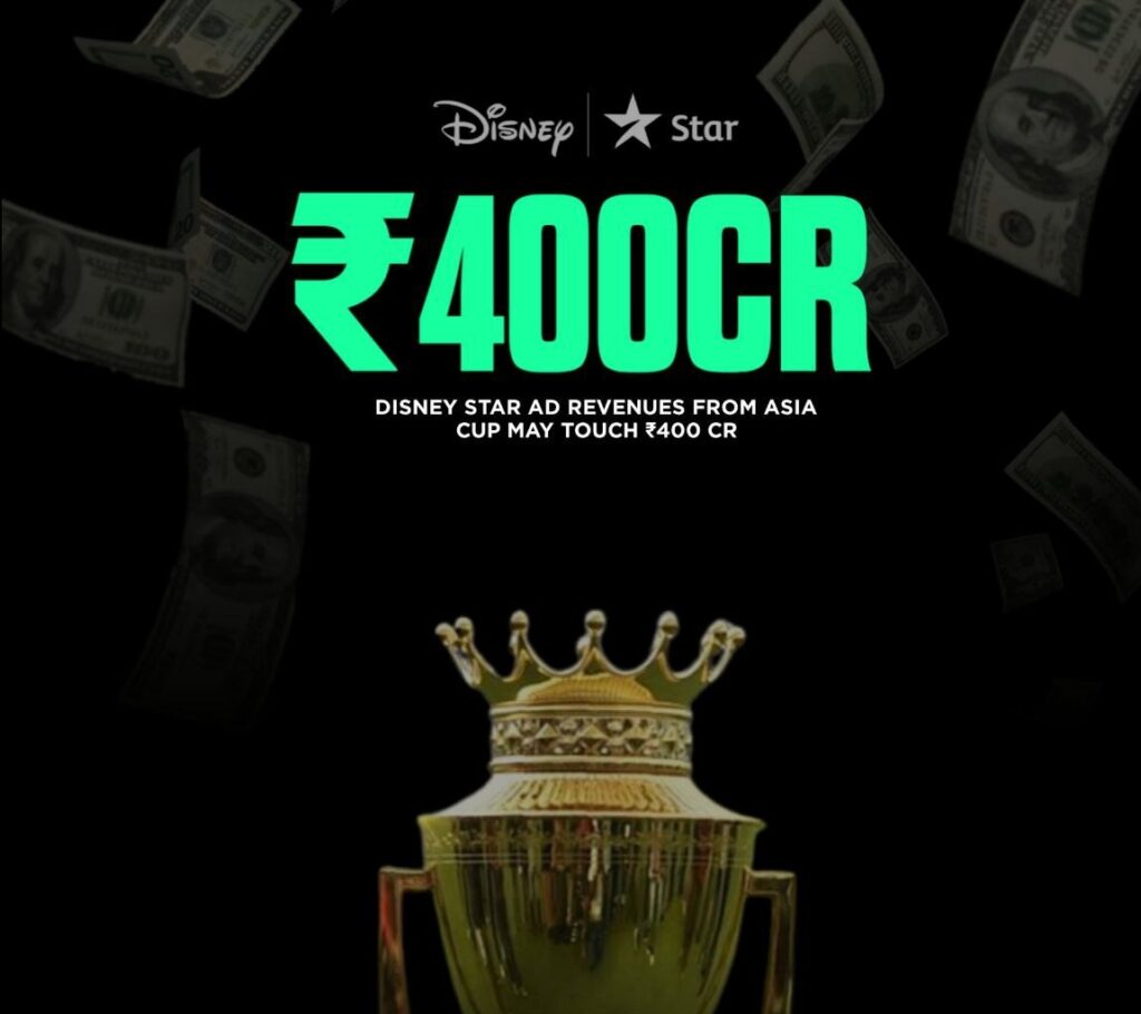 F4sggyZWMAAbD21 Disney-Star Set to Score Big: Rs 400 Cr Ad Revenues Expected from Asia Cup IND vs PAK Clash