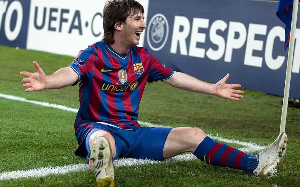 Lionel Messi Image via Barcelona Official Website Top 5 Football Players with the Highest Number of Guinness World Records