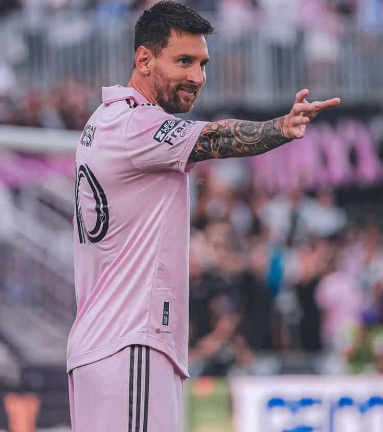 Messi scored in his second match for Inter Miami as well Image via Twitter Messi's Impact: Inter Miami's New Star Boosts MLS with Significant Commercial Opportunities