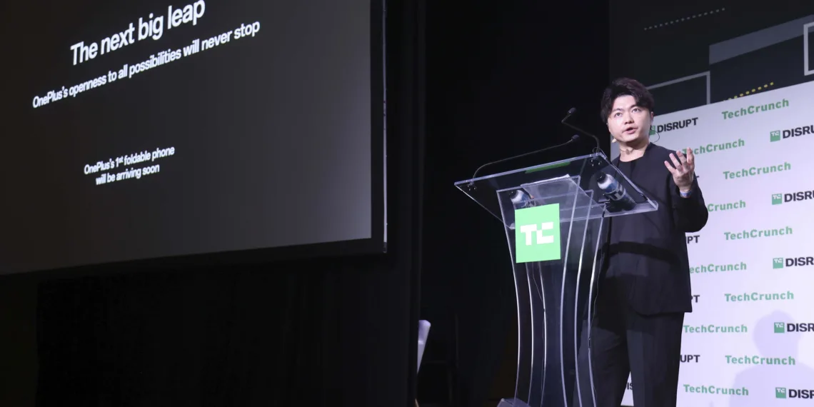 OnePlus confirms upcoming foldable phone at TechCrunch Disrupt 2023