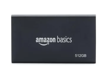 Amazon Basics Portable SSD 512GB, with up to 65% Discount