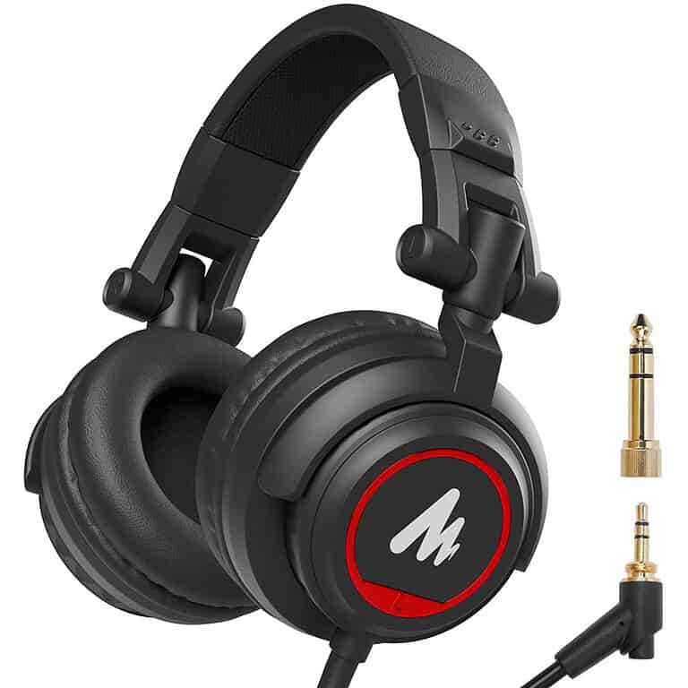 MAONO AU-MH501 Over-Ear Wired Studio Headphones: Affordable, Lightweight, and Versatile