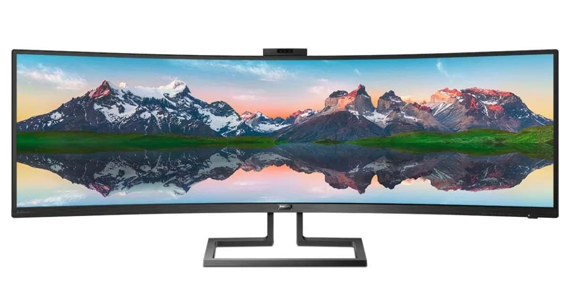 Philips Brilliance 499P9H1/94 - The Ultimate SuperWide Dual QHD Monitor with Pop-Up Webcam Get 48% Profit on Deal