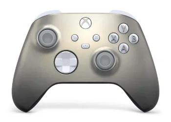 Xbox Wireless Controller - Lunar Shift Special Edition: Get Surreal with Swirl Grips and Seamless Content Sharing