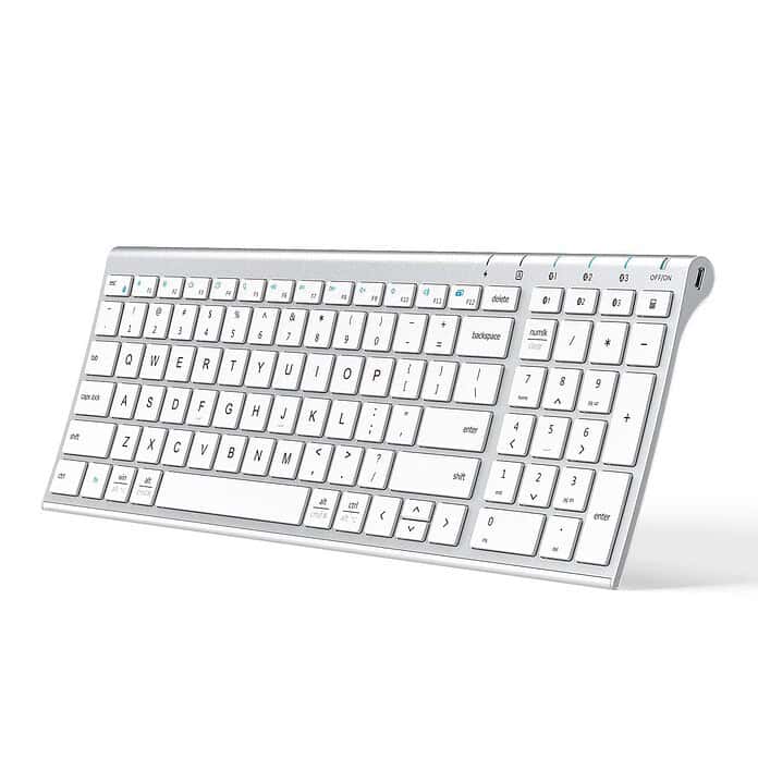 7138-thYO9L._SL1500_-2 iClever BK10 - A Rechargeable Bluetooth Keyboard for Multiple Devices
