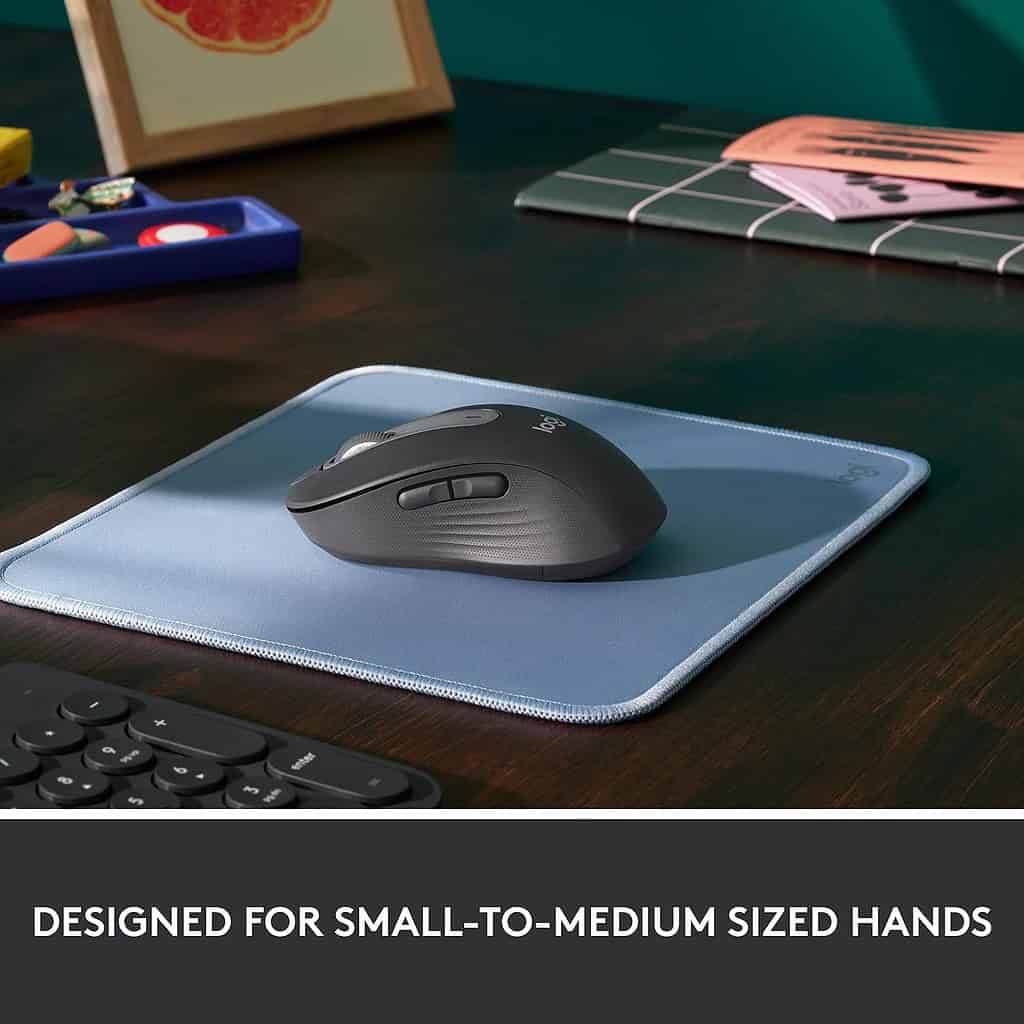 716o1k50f L. SL1500 Logitech Signature M650 - A Customisable Wireless Mouse for Small to Medium-Sized Hands