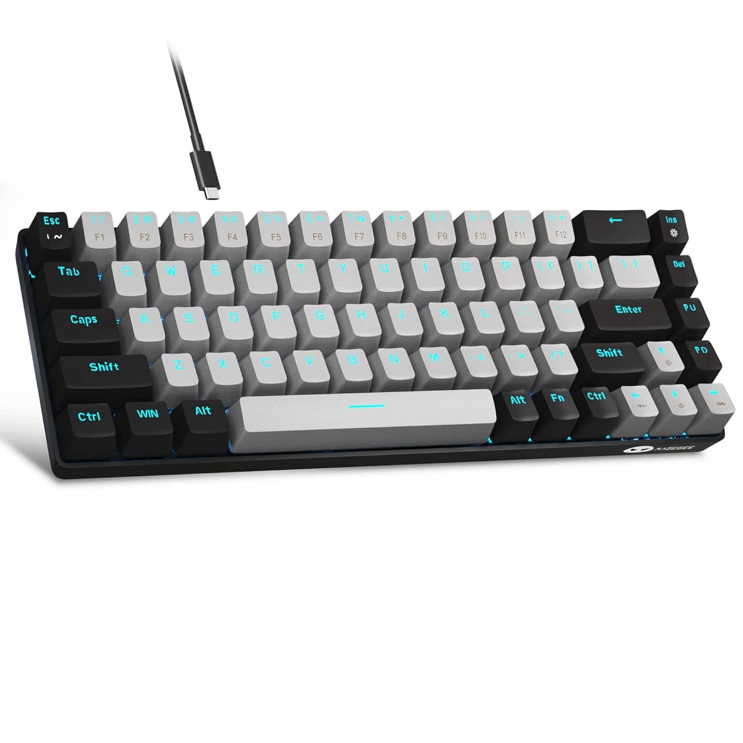 MageGee Portable 60% Mechanical Gaming Keyboard – Compact and Powerful