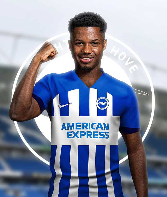 Ansu Fati Sign for Brighton, Image via Twitter Ansu Fati Sign for Brighton, Image via Twitter