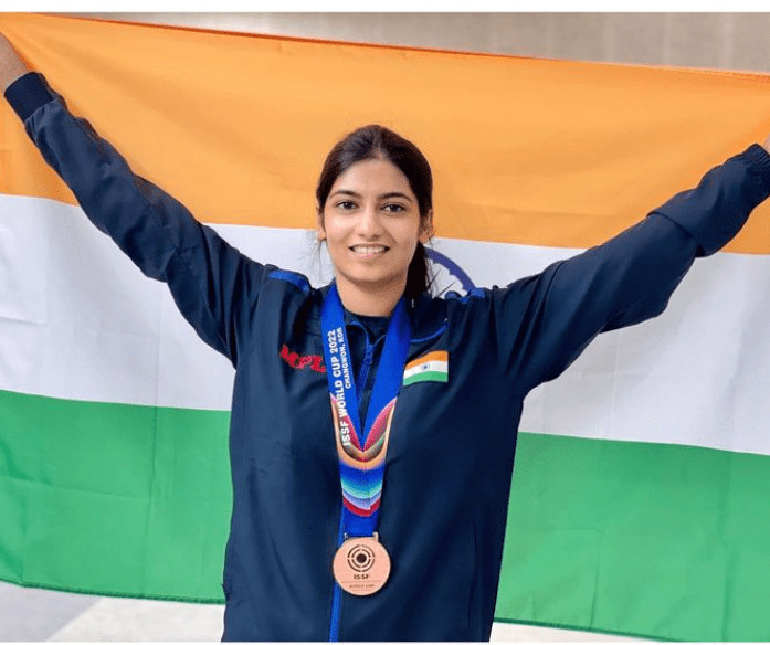 Ashi Chouksey Image via Instagram Mehuli Ghosh, Ramita Jindal, and Ashi Chouksey Clinches Silver at Asian Games 2023