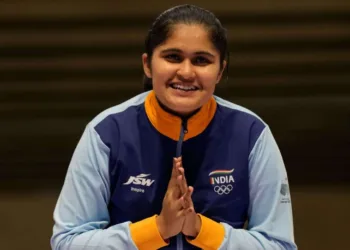 Asian Games 2023, Palak Gulia win Gold in Women’s 10m Air Pistol, Image via ESPN