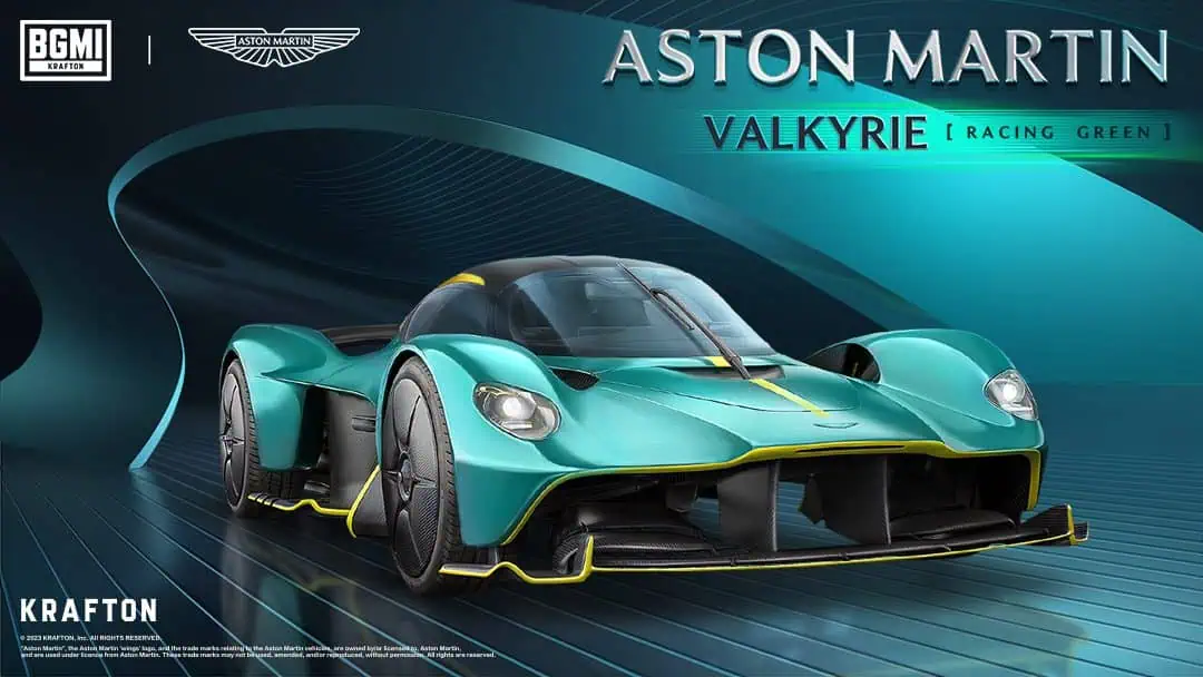 BGMI x Aston Martin_Image 4 BGMI Players: Exclusive Luxury Vehicle Skins and Premium Rewards Await