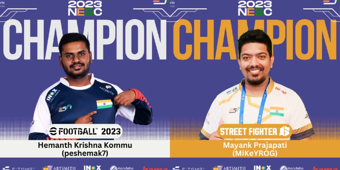 Global Esports Games 2023: Mayank Prajapati and eFootball star Hemanth Kommu conquer NESC qualifiers
