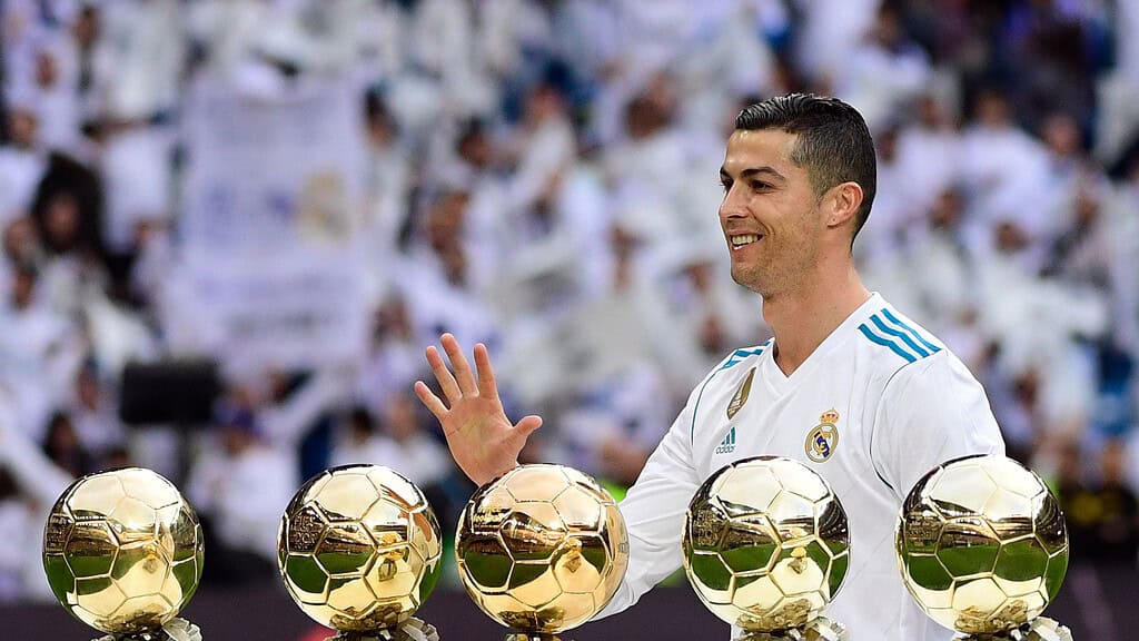 Cristaino Ronaldo has Won 5 Ballon dOrs Up Until Now, Image via Sky Sports

Top 10 Football Clubs with the most Ballon d'Or winners