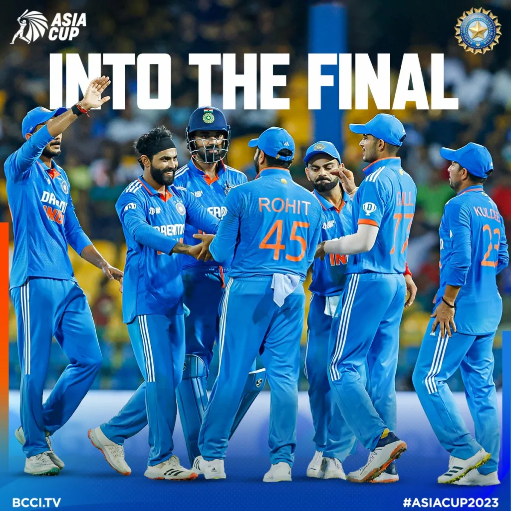 F51932uakAAplHJ India vs Sri Lanka Asia Cup Super 4: Rohit's Men Triumph in Spin Battle to progress to the Asia Cup 2023 final