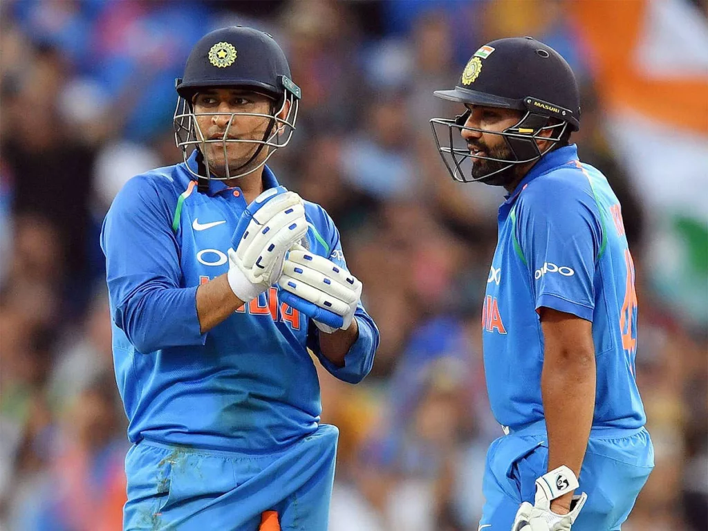 F5588IpbEAALXU6 How MS Dhoni Shaped Rohit Sharma's Remarkable Rise: The Dhoni Effect