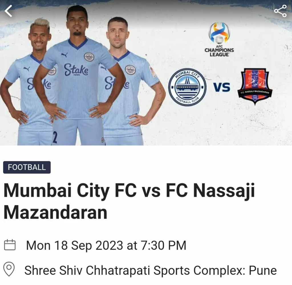 F5pWJPiW0AA7ijN Get Ready for AFC Champions League: Mumbai City FC Tickets Now on Sale!