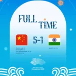 India vs China Asian Games 2023: Indian Football Team loses 5-1 to China