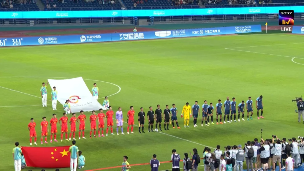 F6ZMGlxWIAAy2ws India vs China Asian Games 2023: Indian Football Team loses 5-1 to China