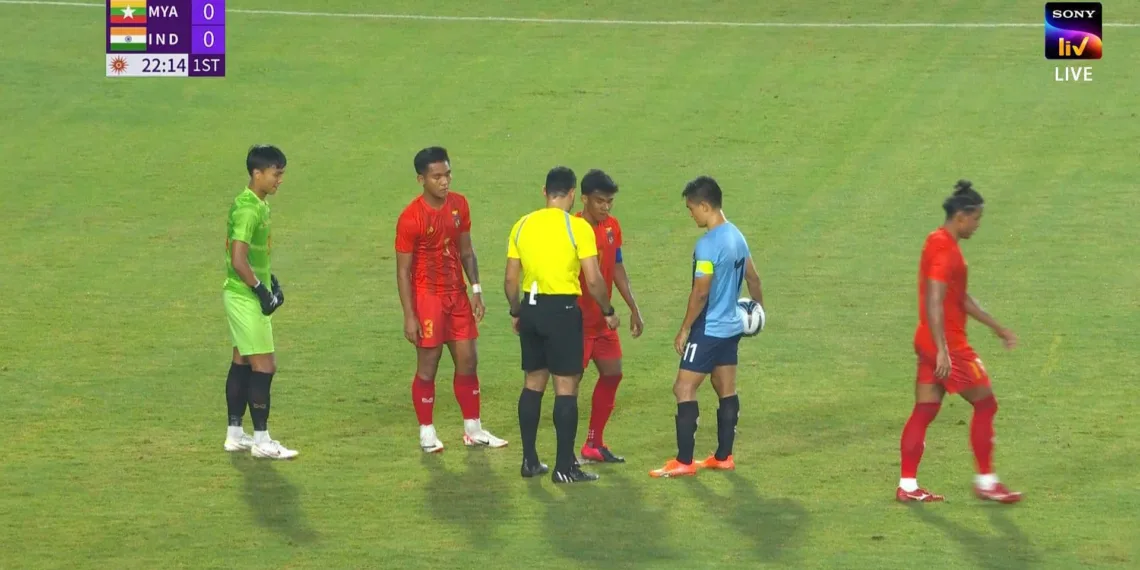 India vs Myanmar Men's Football