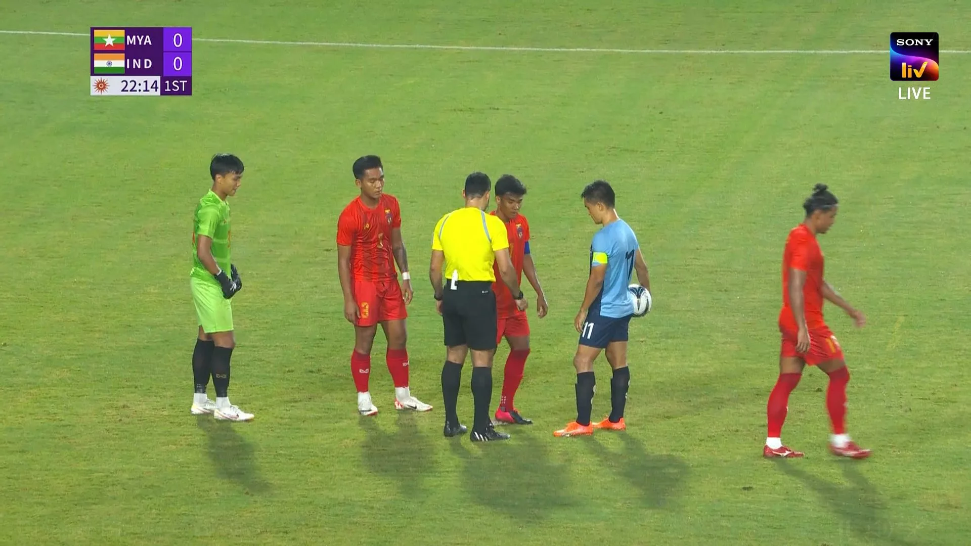 India vs Myanmar Men's Football