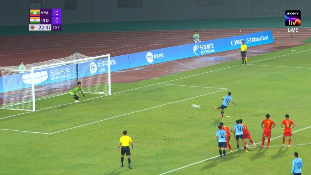 F6yfcqub0AARKsR 1 Asian Games 2023: India vs Myanmar Men's Football - India Progress to the Round of 16