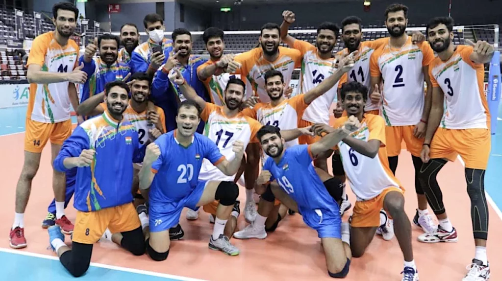 Indian Men's Volleyball Team Image via InsideSport