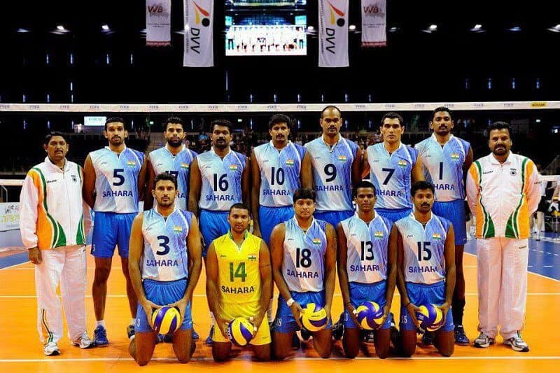 Indian Mens Volleyball Team Image via Sportskeeda Indian Men's Volleyball Team Dominates Cambodia in Asian Games 2023 Opener