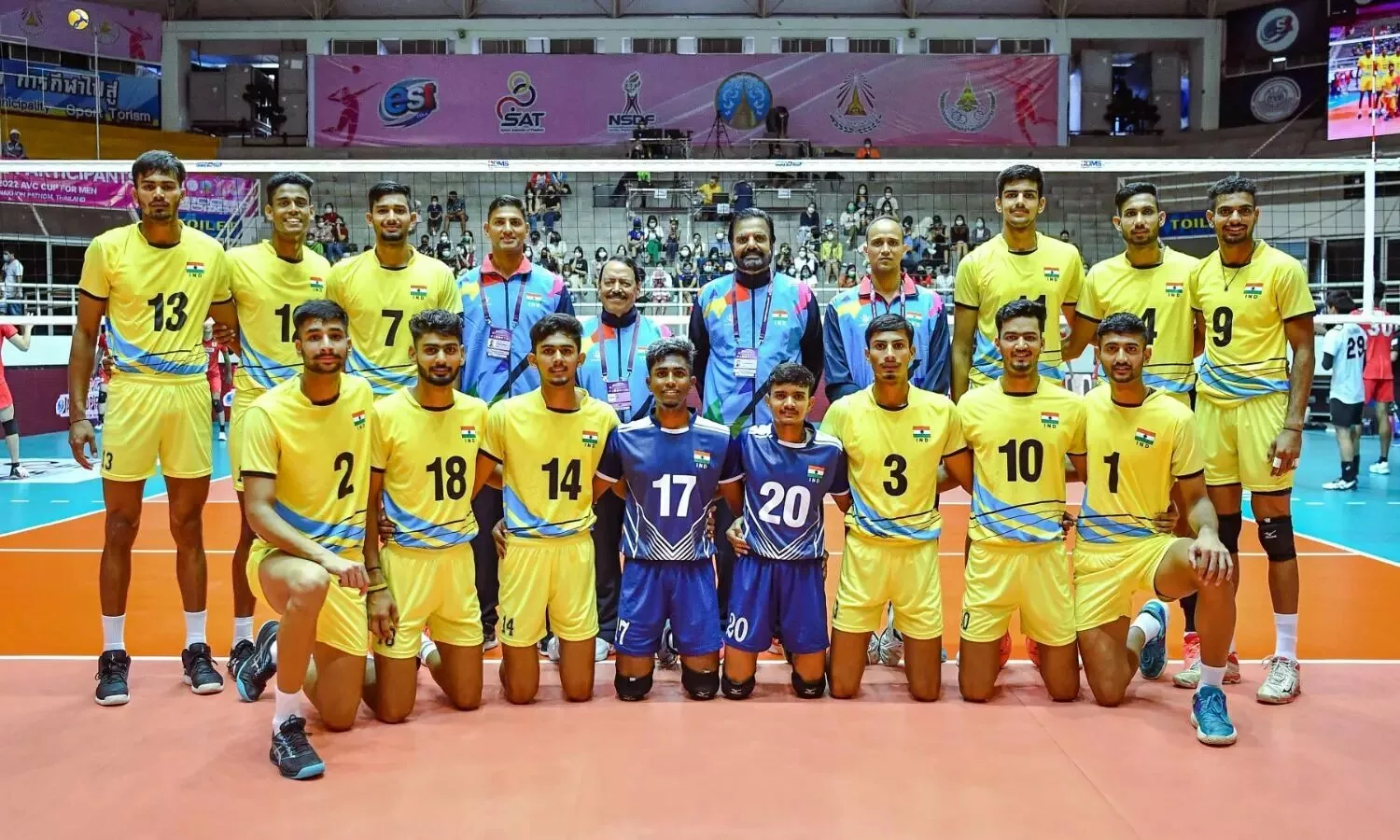 Indian Men’s Volleyball Team Dominates Cambodia in Asian Games 2023 Opener