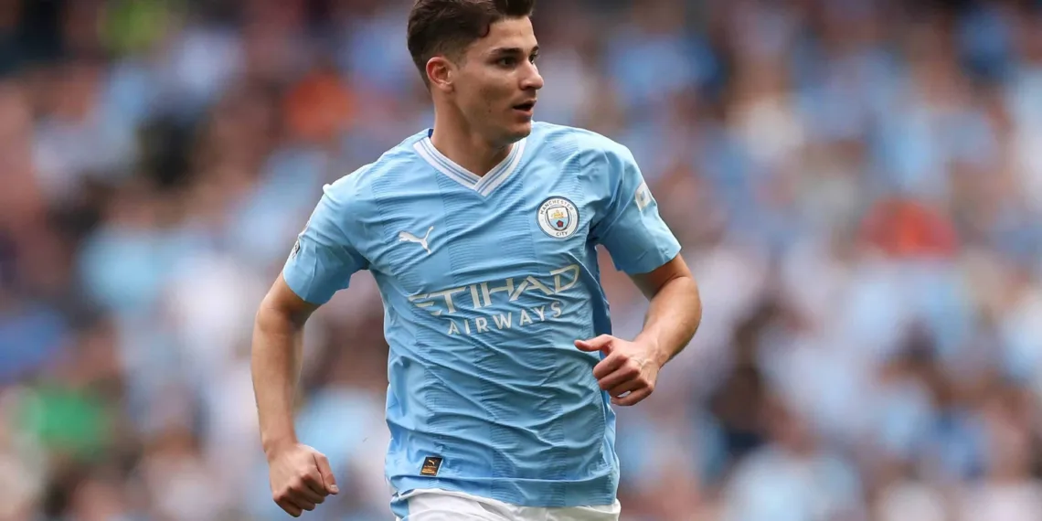 Julian Alvarez, Image via The Sun