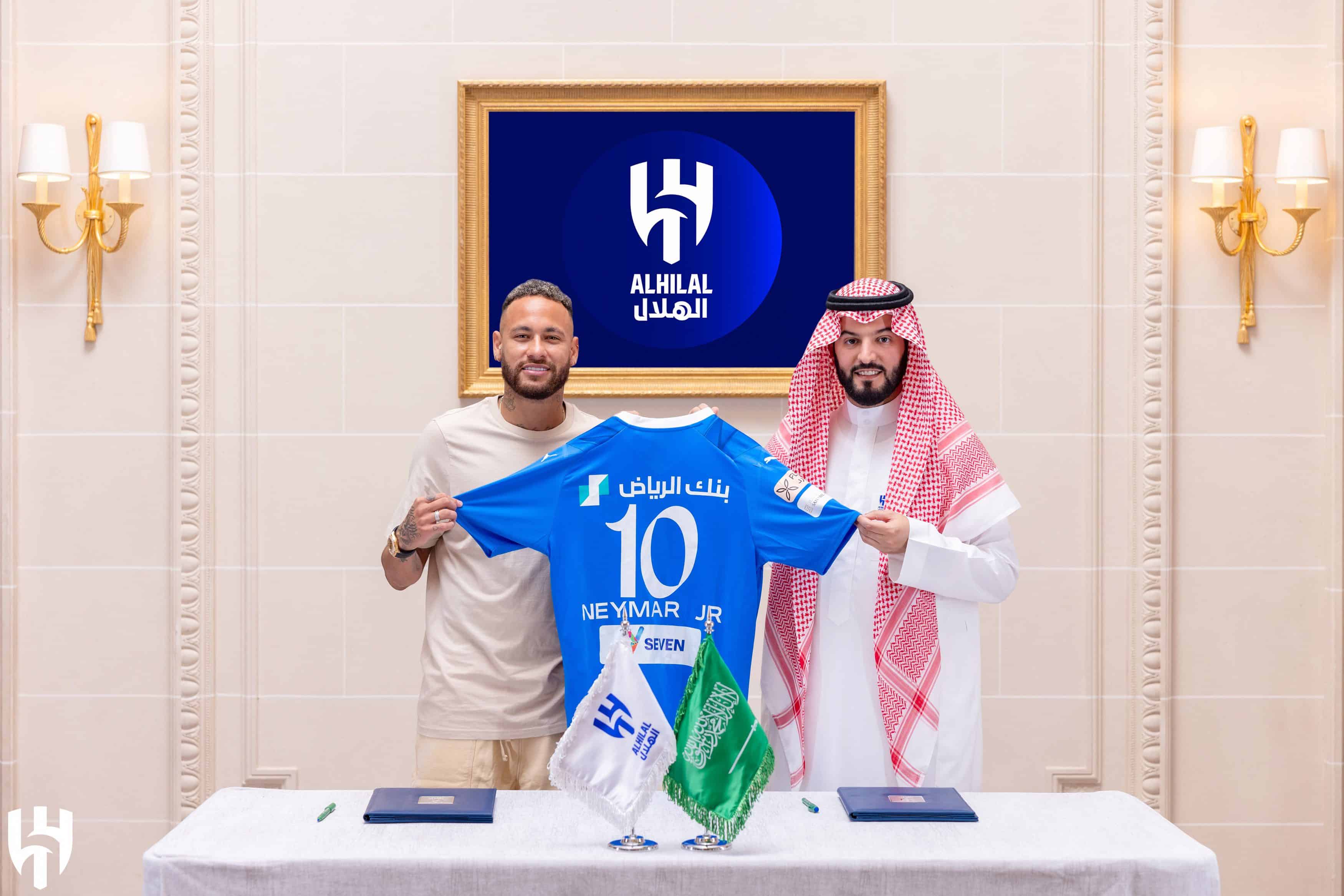 Neymar-Jr-Signed-for-Al-Hilal-Image-via-His-Official-Twitter